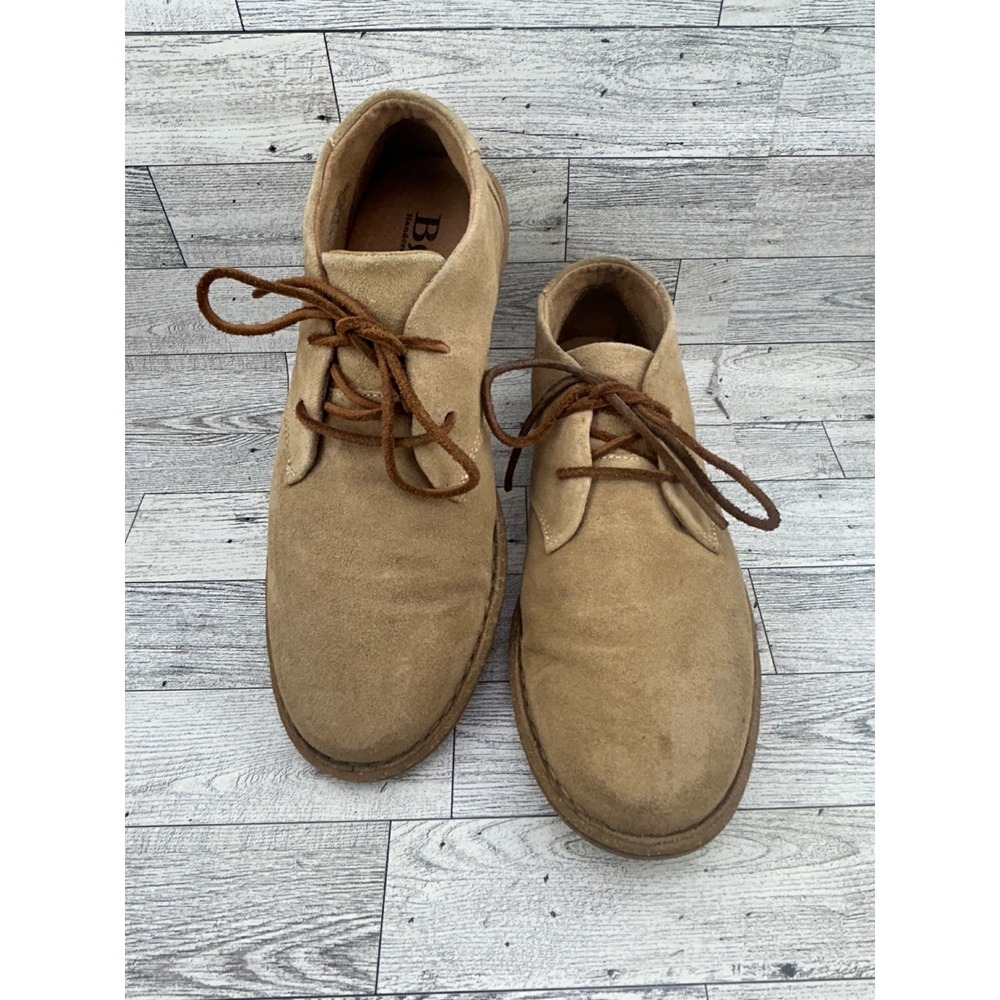 Born Tan Suede Chukka Desert Boots Women Sz 9 BR0062587 Handcrafted Sand